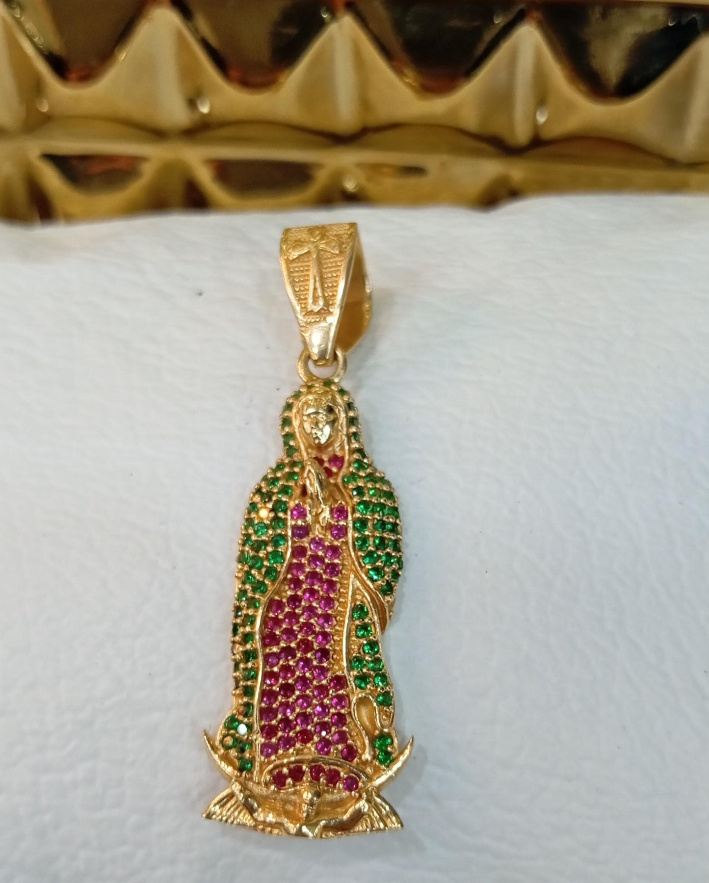 Dije Virgen de Guadalupe  Oro 18k